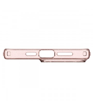Spigen Liquid Crystal Glitter iPhone 15 Pro Max Case - Pink/Clear