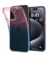 Spigen Liquid Crystal iPhone 15 Pro Case - Pink/Blue