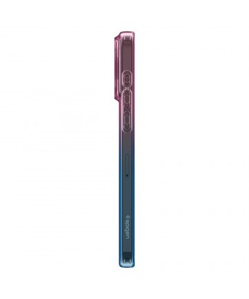 Spigen Liquid Crystal iPhone 15 Pro Case - Pink/Blue