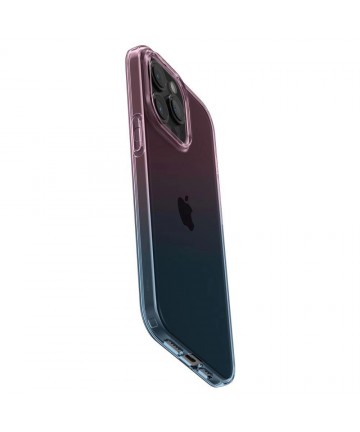 Spigen Liquid Crystal iPhone 15 Pro Case - Pink/Blue