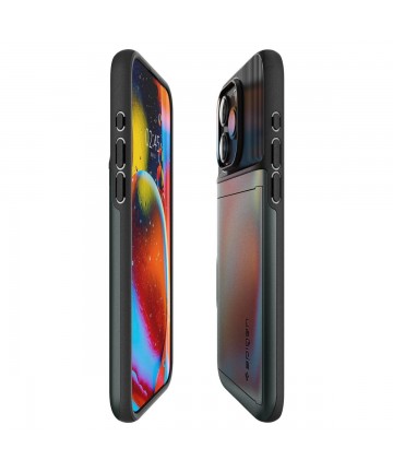 Spigen Slim Armor CS Case for iPhone 15 Pro Max - Dark Green