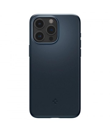 Spigen Thin Fit iPhone 15 Pro Max Case - Black Metal