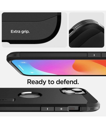 Spigen Tough Armor MagSafe case for iPhone 15 - black