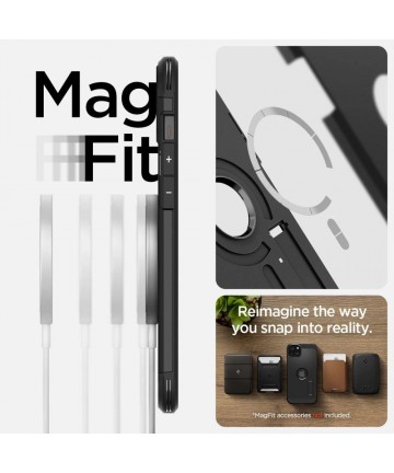 Spigen Tough Armor MagSafe case for iPhone 15 - black