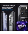 Spigen Ultra Hybrid Mag Case with MagSafe for iPhone 15 Pro - Dark Gray (Zero One Pattern)