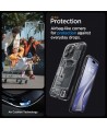 Spigen Ultra Hybrid Mag Case with MagSafe for iPhone 15 Pro - Dark Gray (Zero One Pattern)