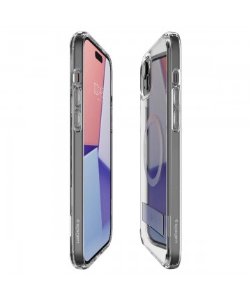 Spigen Ultra Hybrid S MagSafe, crystal clear - iPhone 15 Plus