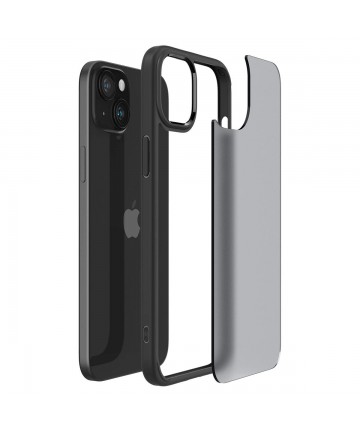 Spigen Ultra Hybrid iPhone 15 Plus Case - Black