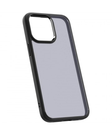 Spigen Ultra Hybrid iPhone 15 Pro Max Case - Clear Black