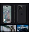 Spigen Ultra Hybrid iPhone 15 Pro Max Case - Clear Black