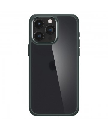 Spigen Ultra Hybrid iPhone 15 Pro Max Case - Dark Green