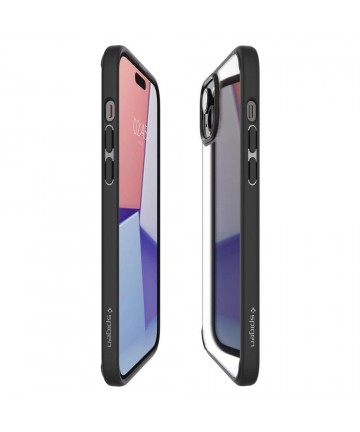 Spigen Ultra Hybrid iPhone 15 Case - Matte Black