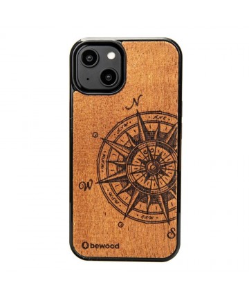 Bewood Traveler Merbau wooden case for iPhone 15 Plus