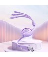 Joyroom Colorful Series S-A40 Cable Retractable 3in1 USB-A - USB-C / Lightning / Micro USB 1m - Purple