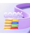Joyroom Colorful Series S-A40 Cable Retractable 3in1 USB-A - USB-C / Lightning / Micro USB 1m - Purple