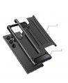 Hybrid Armor case for Samsung Galaxy S24 Ultra armored - black