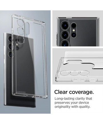 Spigen Ultra Hybrid Case for Samsung Galaxy S24 Ultra - Transparent