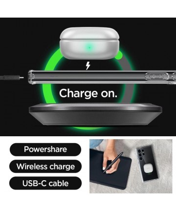 Spigen Ultra Hybrid Case for Samsung Galaxy S24 Ultra - Transparent