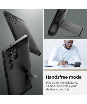 Spigen Tough Armor Case for Samsung Galaxy S24 Ultra - Black