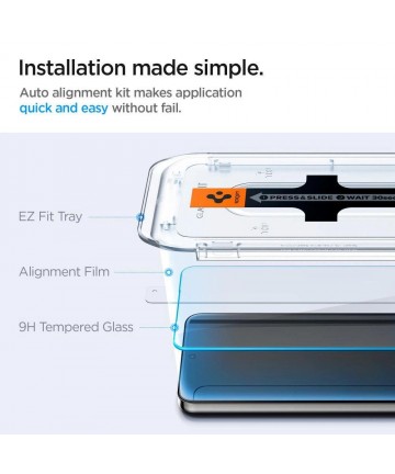 Spigen Glas.tR EZ Fit tempered glass for Samsung Galaxy S24+ - 2 pcs.