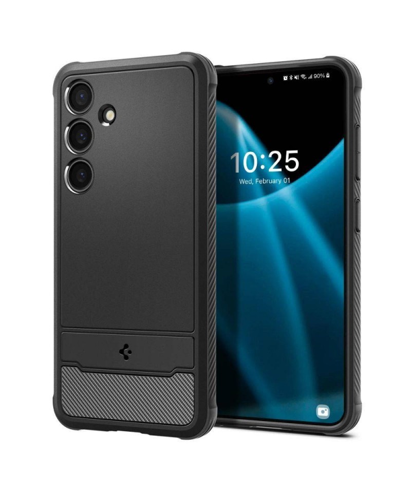 Spigen Rugged Armor Case for Samsung Galaxy S24 - Matte Black