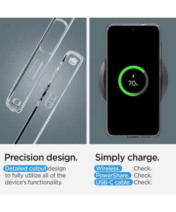 Spigen Liquid Crystal Case for Samsung Galaxy S24 - Transparent