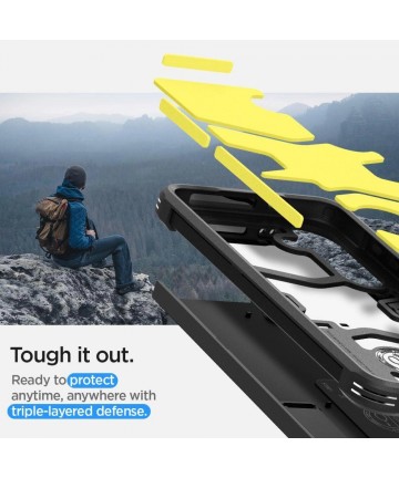 Spigen Tough Armor Case for Samsung Galaxy S24 - Black