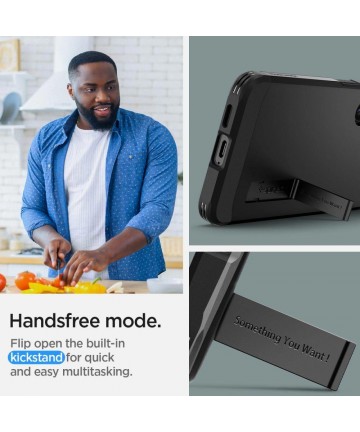 Spigen Tough Armor Case for Samsung Galaxy S24 - Black