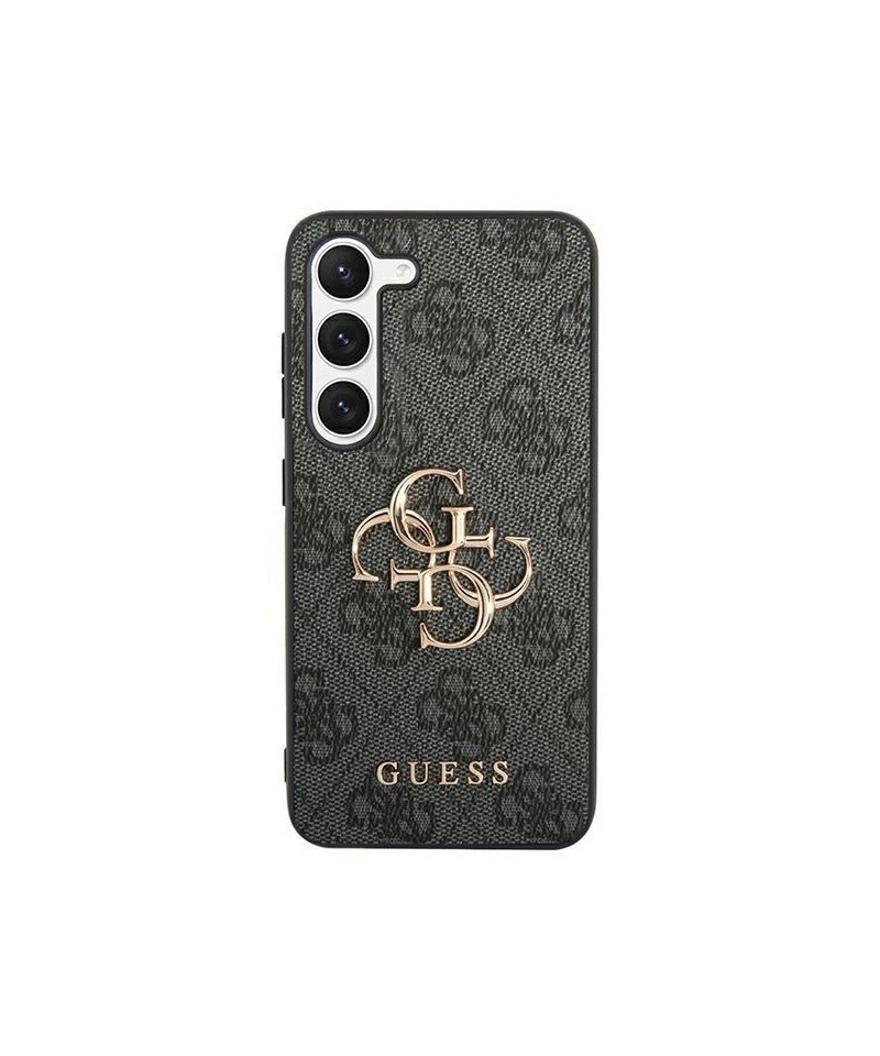 Guess 4G Big Metal Logo Case for Samsung Galaxy S24+ - Black