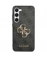 Guess 4G Big Metal Logo Case for Samsung Galaxy S24+ - Black