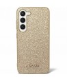 Guess Glitter Script case for Samsung Galaxy S24+ - gold