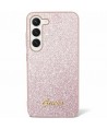 Guess Glitter Script Case for Samsung Galaxy S24 - Pink