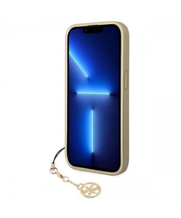 Guess GUHCP14LGF4GBR iPhone 14 Pro 6.1 "brown / brown hardcase 4G Charms Collection