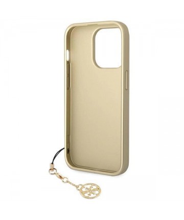 Guess GUHCP14LGF4GBR iPhone 14 Pro 6.1 "brown / brown hardcase 4G Charms Collection