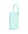 Baseus Magnetic Mini MagSafe 10000mAh 20W powerbank with built-in Lightning cable - blue + Baseus Simple Series USB-C - USB-C 60