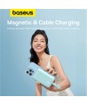 Baseus Magnetic Mini MagSafe 10000mAh 20W powerbank with built-in Lightning cable - blue + Baseus Simple Series USB-C - USB-C 60