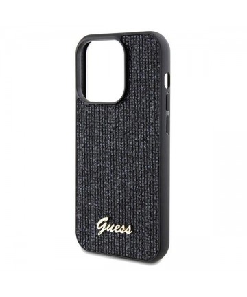 Guess Disco Metal Script case for iPhone 14 Pro Max - black