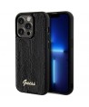 Guess Sequin Script Metal case for iPhone 14 Pro Max - black