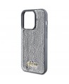Guess Sequin Script Metal case for iPhone 14 Pro Max - silver