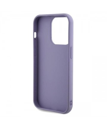 Guess Sequin Script Metal case for iPhone 14 Pro Max - purple