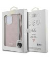 Guess Crossbody Cord 4G Print case for iPhone 15 Pro - pink