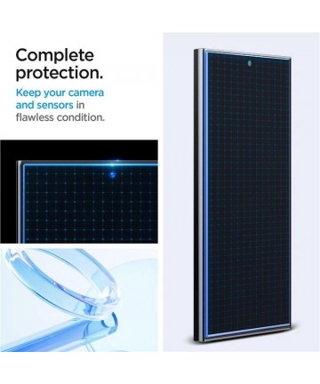 Spigen Glas.tR EZ Fit Tempered Glass for Samsung Galaxy S24 Ultra - 2 pcs.