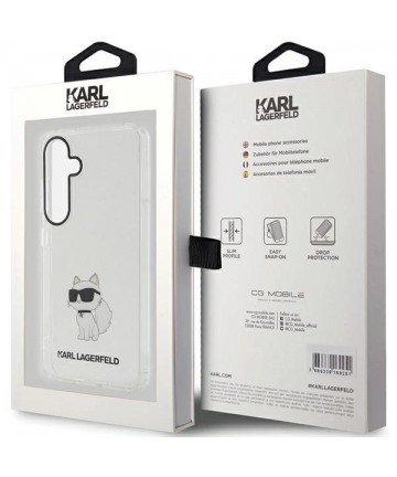 Karl Lagerfeld KLHCS24MHNCHTCT S24+ S926 transparent hardcase IML Choupette