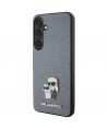 Karl Lagerfeld KLHCS24MPSAKCMPG S24+ S926 hardcase gray/gray Saffiano Karl & Choupette Metal Pin