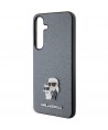 Karl Lagerfeld KLHCS24MPSAKCMPG S24+ S926 hardcase gray/gray Saffiano Karl & Choupette Metal Pin