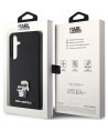 Karl Lagerfeld KLHCS24MPSAKCMPK S24+ S926 hardcase black/black Saffiano Karl & Choupette Metal Pin