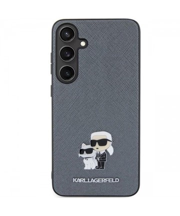 Karl Lagerfeld KLHCS24SPSAKCMPG S24 S921 hardcase gray/gray Saffiano Karl & Choupette Metal Pin