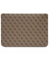 Guess 4G Printed Stripes cover for a 16" laptop - brown