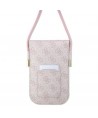 Guess handbag GUOWBP4SNSP - pink 4G Metal Script Logo