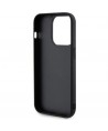 Guess Quilted Metal Logo case for iPhone 15 Pro Max - black